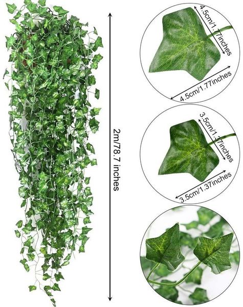 jpsor 24 pieces 158ft faux ivy faux ivy, silk ivy wreath green hanging plants, used for wedding wall decoration, party room
jpsor 24 pieces 158ft faux ivy faux ivy, silk ivy wreath green hanging plants, used for wedding wall decoration, party room