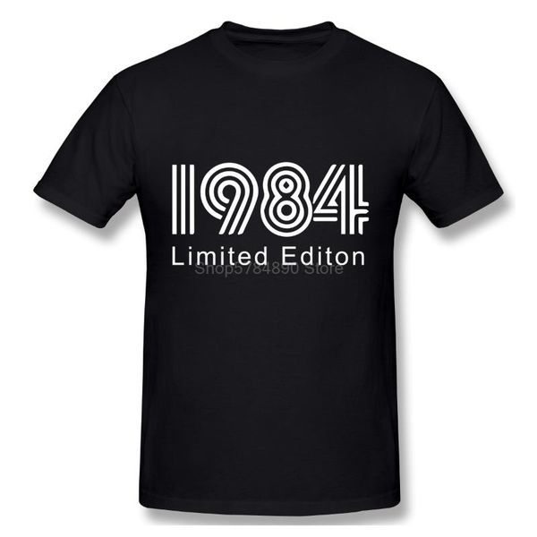 men's t-shirts limited edition 1984 funny graphic t-shirt mens summer style fashion short sleeves oversized streetwear t shirts, White;black
men's t-shirts limited edition 1984 funny graphic t-shirt mens summer style fashion short sleeves oversized streetwear t shirts, White;black