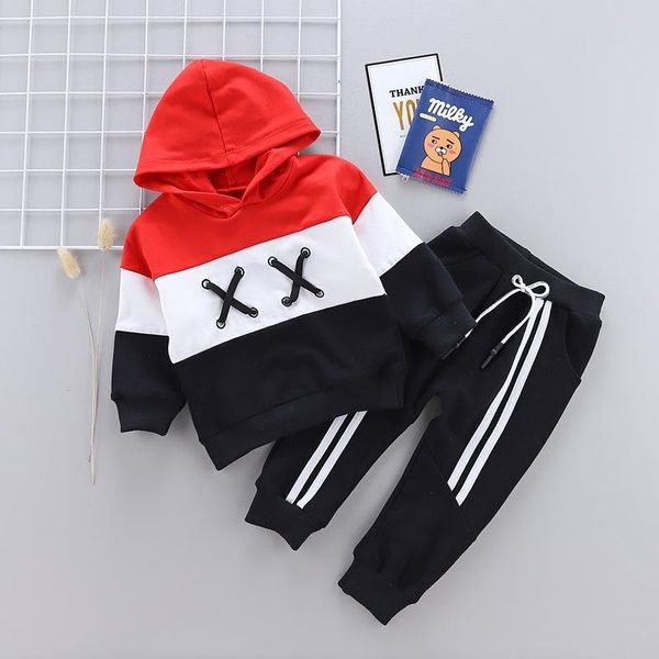 clothing sets children's suit spring autumn cotton fashion hooded color matching 2 piece 0-4 yrs baby pullover sweatshirt + striped pan, White
clothing sets children's suit spring autumn cotton fashion hooded color matching 2 piece 0-4 yrs baby pullover sweatshirt + striped pan, White