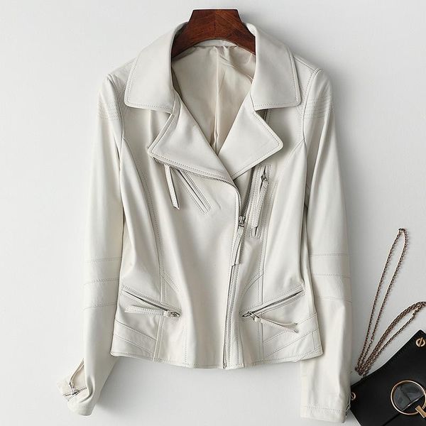 women's leather & faux natural sheepskin coat female autumn spring coats korean streetwear genuine jacket women real jackets t01, Black
women's leather & faux natural sheepskin coat female autumn spring coats korean streetwear genuine jacket women real jackets t01, Black