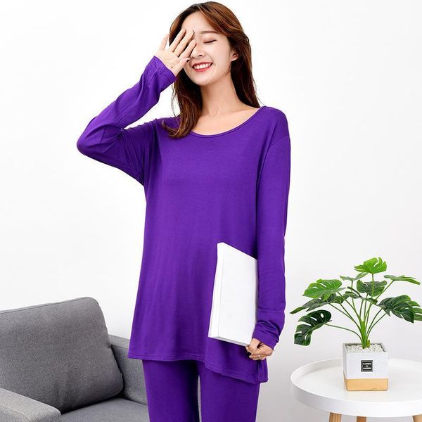 7xl plus size modal women high elasticity pijama suit long sleeve sleepwear nightwear loose thin home wear 2pcs nightgown, Black;red
7xl plus size modal women high elasticity pijama suit long sleeve sleepwear nightwear loose thin home wear 2pcs nightgown, Black;red
