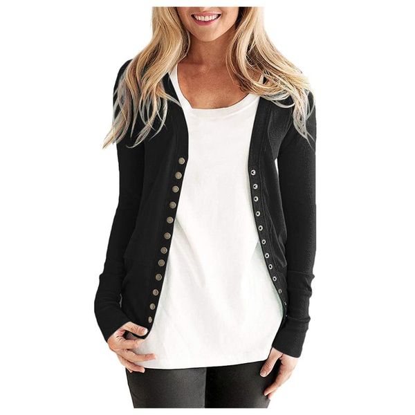 women's jackets design fashion solid color long-sleeved button cardigan loose knit jacket coat breathable soft daily spring autumn, Black;brown
women's jackets design fashion solid color long-sleeved button cardigan loose knit jacket coat breathable soft daily spring autumn, Black;brown