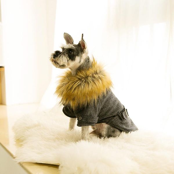 dog apparel fur collar winter coat jacket warm pet clothes outfit yorkie poodle bichon pomeranian schnauzer clothing suit 
dog apparel fur collar winter coat jacket warm pet clothes outfit yorkie poodle bichon pomeranian schnauzer clothing suit