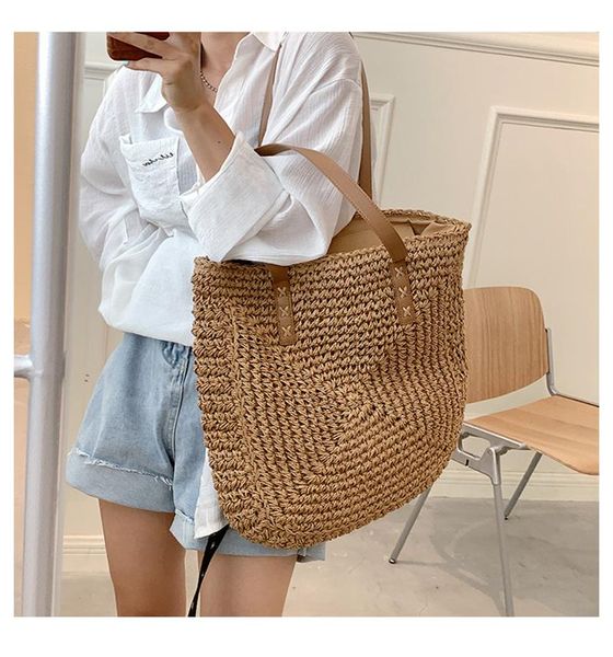 evening bags summer large capacity straw shoulder bag rattan beach woven handle casual lady totes shopping handbag clutch
evening bags summer large capacity straw shoulder bag rattan beach woven handle casual lady totes shopping handbag clutch