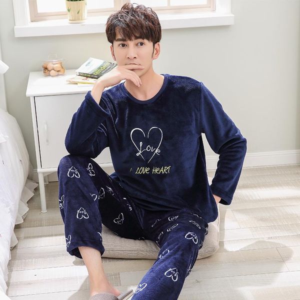 new 18 style men's pajamas set autumn winter warm flannel male pajamas sets long sleeve sleepwear +pant leisure pyjamas set, Black;brown
new 18 style men's pajamas set autumn winter warm flannel male pajamas sets long sleeve sleepwear +pant leisure pyjamas set, Black;brown