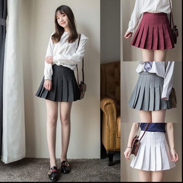2021 new spring high waist ball pleated skirts harajuku denim skirts solid a line sailor skirt plus size japanese uniform, Black 
2021 new spring high waist ball pleated skirts harajuku denim skirts solid a line sailor skirt plus size japanese uniform, Black