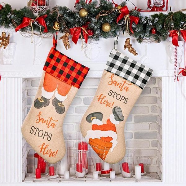 christmas decorations 1 pcs shere plaid socks festival kandy children's gift holiday stocking packing holders decoration bags v7m4
christmas decorations 1 pcs shere plaid socks festival kandy children's gift holiday stocking packing holders decoration bags v7m4