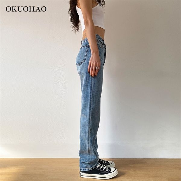 mom jeans straight pants washed loose high waist plus size women casual boyfriends cowboy vintage wide leg trousers, Blue
mom jeans straight pants washed loose high waist plus size women casual boyfriends cowboy vintage wide leg trousers, Blue