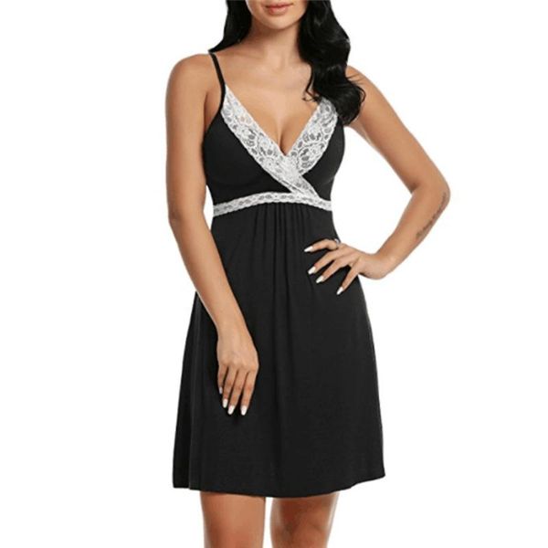 casual dresses temptation underwear sling straps polyester nightdress women dress sleepwear v neck patchwork backless babydoll nightgow, Black;gray
casual dresses temptation underwear sling straps polyester nightdress women dress sleepwear v neck patchwork backless babydoll nightgow, Black;gray