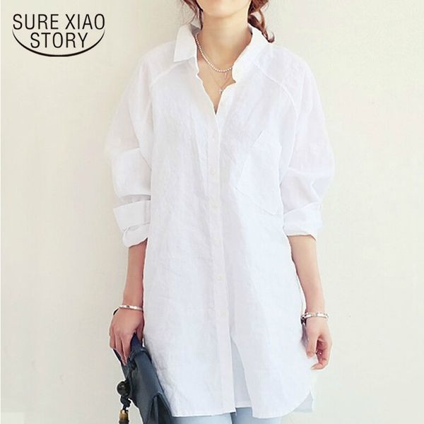 white casual linen women vogor sean womens blouses shirt spring summer blusas office lady elegant loose and blouses 6081 50 210308
white casual linen women vogor sean womens blouses shirt spring summer blusas office lady elegant loose and blouses 6081 50 210308