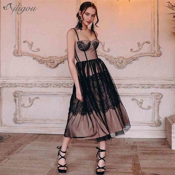 summer ladies long dress celebrity party tight skirt spaghetti lace polka dot 210525, Black;gray
summer ladies long dress celebrity party tight skirt spaghetti lace polka dot 210525, Black;gray