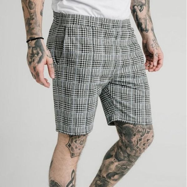 men's shorts 2021 trendy summer striped plaid casual for men loose midrise outdoor all-match straight leg five-cent pants, White;black
men's shorts 2021 trendy summer striped plaid casual for men loose midrise outdoor all-match straight leg five-cent pants, White;black