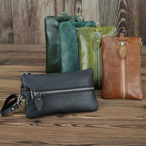 wallets first layer leather key case 2021 clutch bag ladies multi-function wallet card mobile phone, Red;black
wallets first layer leather key case 2021 clutch bag ladies multi-function wallet card mobile phone, Red;black
