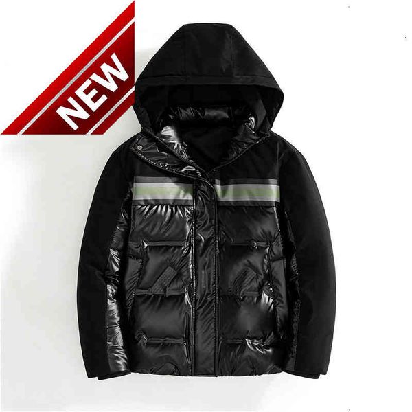 men's down new hooded casual jacket thick and warm 2021 autumn winter clothing jackets coats, Black
men's down new hooded casual jacket thick and warm 2021 autumn winter clothing jackets coats, Black