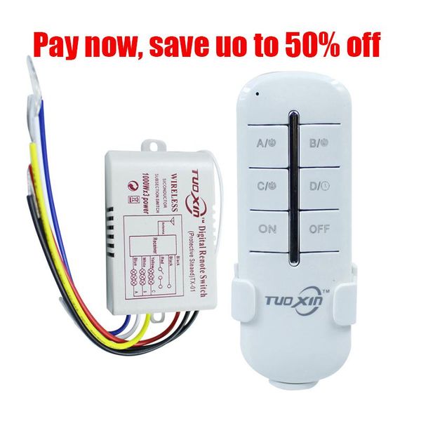 smart home control 1 2 3 4 ways led ceiling panel lamps bulbs digital rf remote controller switch receiver 220v wireless transmitter
smart home control 1 2 3 4 ways led ceiling panel lamps bulbs digital rf remote controller switch receiver 220v wireless transmitter