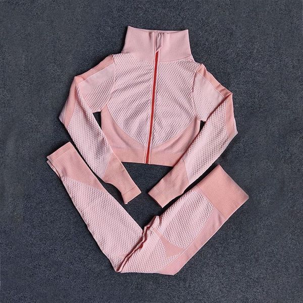 yoga outfit women seamless sets female workout wear fitness running clothes gym set sport long sleeve shirts+high waist leggings
yoga outfit women seamless sets female workout wear fitness running clothes gym set sport long sleeve shirts+high waist leggings