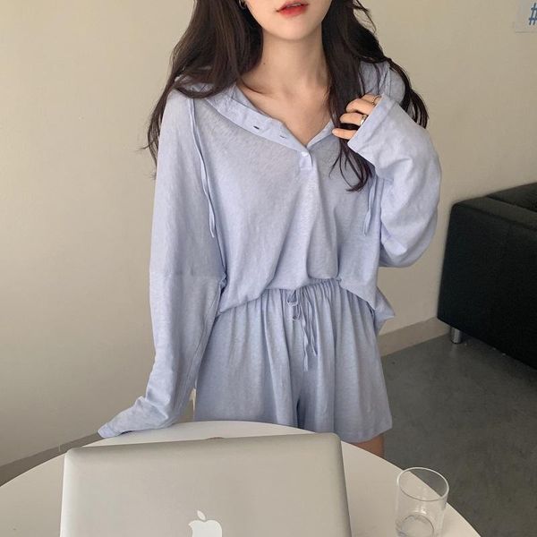2021 two piece set women shorts summer outfist set thin v-neck loose long blouses hooed and wide leg shorts casual ladies suits, Gray
2021 two piece set women shorts summer outfist set thin v-neck loose long blouses hooed and wide leg shorts casual ladies suits, Gray