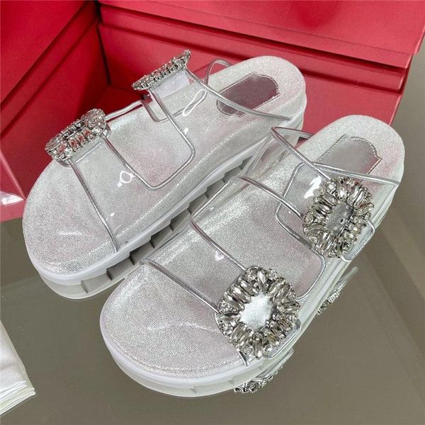slippers fashion pvc women rhinestone decor outside slides casual thick sole flat slipper ladies mules summer beach shoes woman, Black
slippers fashion pvc women rhinestone decor outside slides casual thick sole flat slipper ladies mules summer beach shoes woman, Black