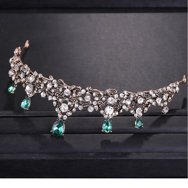 vintage baroque green rhinestone crystal crown wedding headdress bridal hair accessories jewelry princess crown que qylizm
vintage baroque green rhinestone crystal crown wedding headdress bridal hair accessories jewelry princess crown que qylizm