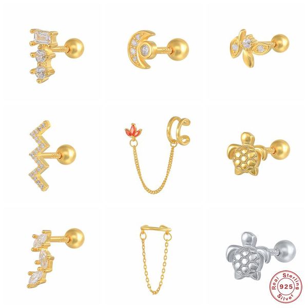 stud aide 925 sterling silver white cubic zirconia leaf branch earrings for women moon shape wave line chain ear studs jewelry, Golden;silver
stud aide 925 sterling silver white cubic zirconia leaf branch earrings for women moon shape wave line chain ear studs jewelry, Golden;silver