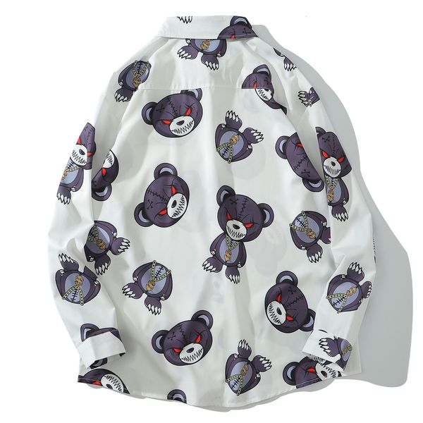 angry 2021 new bear print long sleeve casual harajuku streetwear autumn cotton loose hawaiian beach shirts mens b5w6, White
angry 2021 new bear print long sleeve casual harajuku streetwear autumn cotton loose hawaiian beach shirts mens b5w6, White