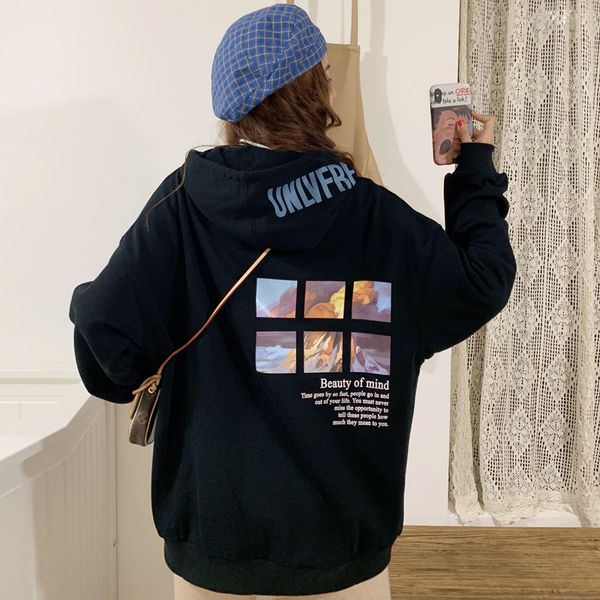 2021 new oversized funny womens sweatshirts streetwear chic leisure hoodies women hooded soft simple cartoon printed fashion xa3k, Black
2021 new oversized funny womens sweatshirts streetwear chic leisure hoodies women hooded soft simple cartoon printed fashion xa3k, Black