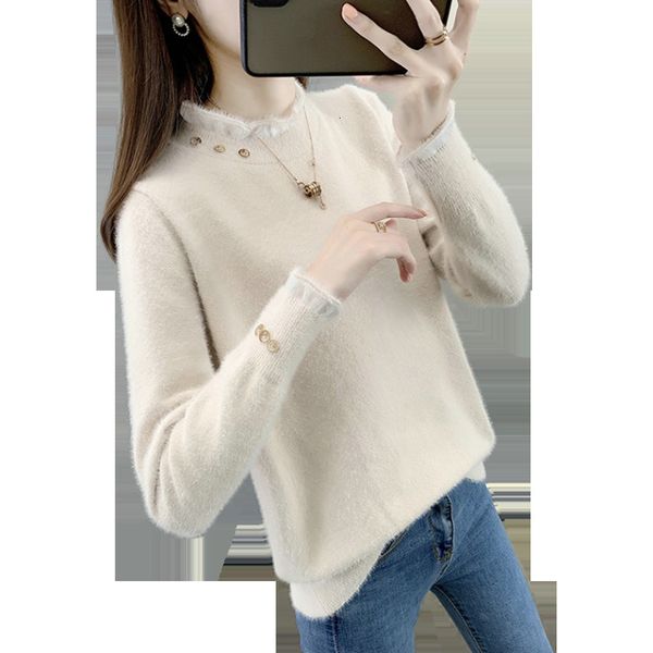 mitigation vison velvet nightgown winter 2021 new short women's all-match knitting jumper a2 female 66x5, White;black
mitigation vison velvet nightgown winter 2021 new short women's all-match knitting jumper a2 female 66x5, White;black