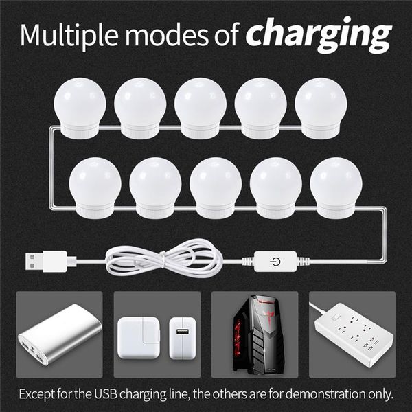 vanity lights led 5v cosmetic mirror lamp makeup 10 14 bulbs kit for dressing table stepless dimmable walllamp lighting luz
vanity lights led 5v cosmetic mirror lamp makeup 10 14 bulbs kit for dressing table stepless dimmable walllamp lighting luz