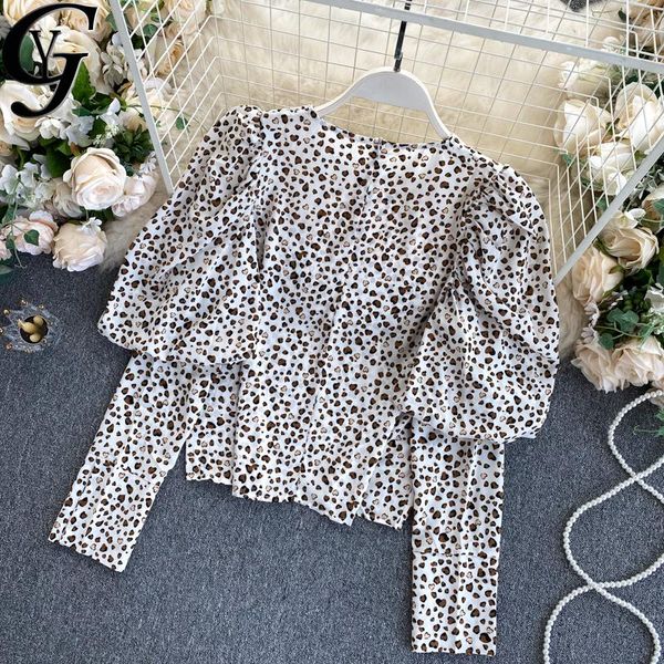 women's blouses & shirts 2021 vintage polka dot women and casual o-neck long sleeve chiffon female outwear camisa blanca mujer, White
women's blouses & shirts 2021 vintage polka dot women and casual o-neck long sleeve chiffon female outwear camisa blanca mujer, White