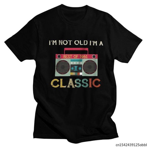 men's t-shirts birthday in aug t shirt print short sleeve old radio i'm not a of 1961 summer round neck, White;black
men's t-shirts birthday in aug t shirt print short sleeve old radio i'm not a of 1961 summer round neck, White;black