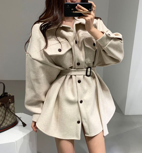 women's trench coats autumn unique lapel style breasted with belt casual jacket fine woman's t0g5, Tan;black
women's trench coats autumn unique lapel style breasted with belt casual jacket fine woman's t0g5, Tan;black