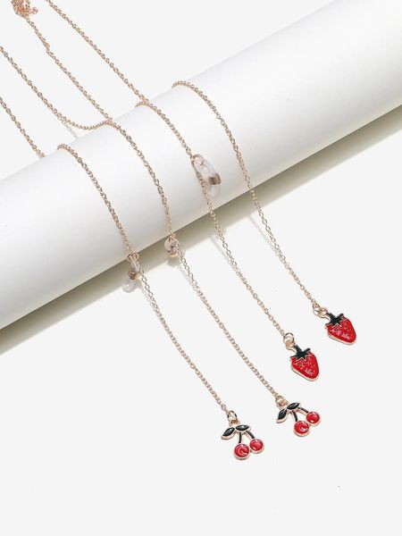 sunglasses frames 2021 chic gold color cute fruit pendant chain holder accessary, Silver
sunglasses frames 2021 chic gold color cute fruit pendant chain holder accessary, Silver
