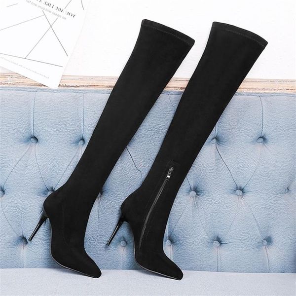 boots in autumn and winter, the is thin heel high-heeled over knee boots, large size leg slim anti, Black
boots in autumn and winter, the is thin heel high-heeled over knee boots, large size leg slim anti, Black