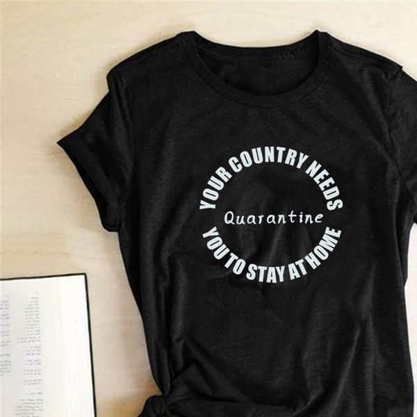 your country needs you to stay at home quarantine print t shirts women graphic tee aesthetic woman tshirts fashion mujer, White
your country needs you to stay at home quarantine print t shirts women graphic tee aesthetic woman tshirts fashion mujer, White
