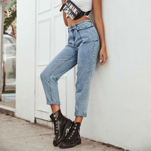 women's pants & capris 2021 high waist tooling patch pocket denim trousers straight fashion casual jeams, Black;white
women's pants & capris 2021 high waist tooling patch pocket denim trousers straight fashion casual jeams, Black;white