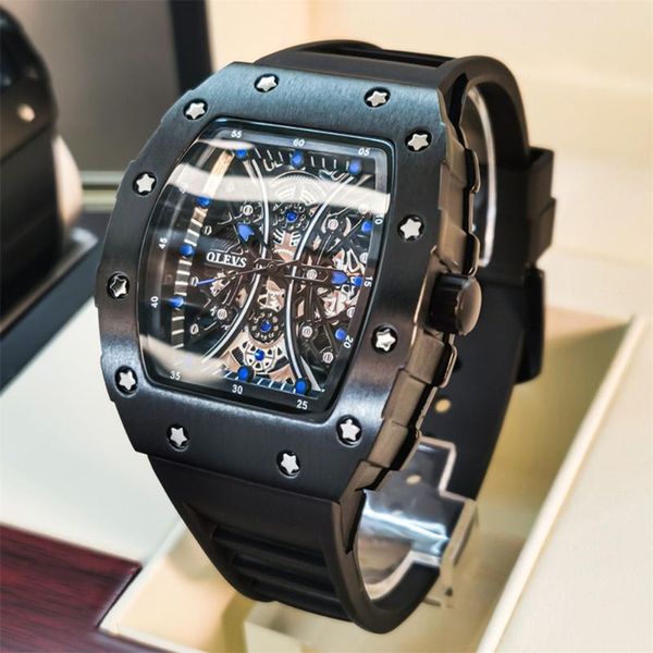 wristwatches mens skeleton tonneau watch fashion rubber strap waterproof quartz sport watches luminous hands men wristwatch, Slivery;brown
wristwatches mens skeleton tonneau watch fashion rubber strap waterproof quartz sport watches luminous hands men wristwatch, Slivery;brown