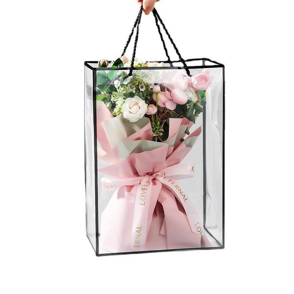 gift wrap 1pc pvc transparent bag flower bouquet packaging perfume cosmetic tote wedding party decoration
gift wrap 1pc pvc transparent bag flower bouquet packaging perfume cosmetic tote wedding party decoration