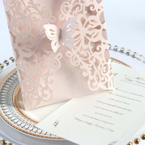 greeting cards 10pcs nice laser cut butterfly invitations kits for wedding bridal shower birthday decoration 2021 dropshiipping
greeting cards 10pcs nice laser cut butterfly invitations kits for wedding bridal shower birthday decoration 2021 dropshiipping