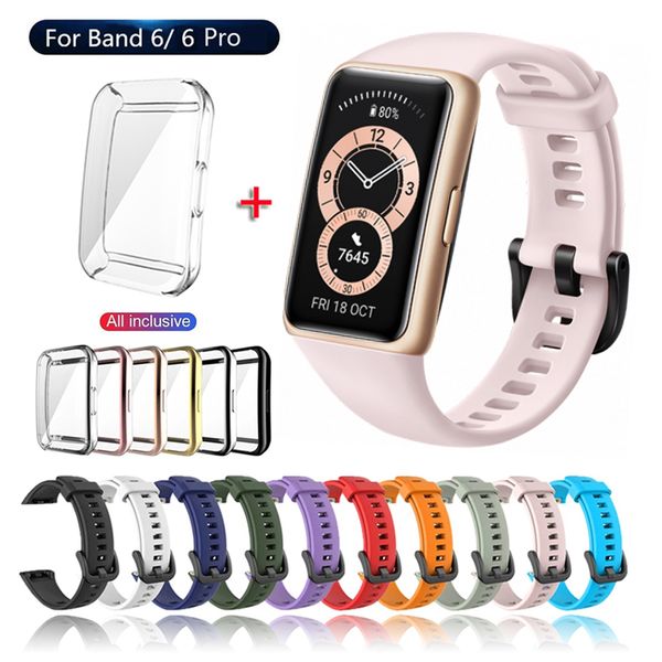 replacement strap and case for huawei band 6 silicone watch straps for honor pro with protector shell wristband compatible
replacement strap and case for huawei band 6 silicone watch straps for honor pro with protector shell wristband compatible