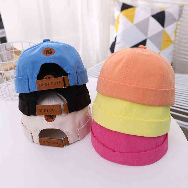 doitboy docker cap brimless hat chinese character wu girl beanie hats cotton retro adjustable spring landlord sailor cap y21111, Blue;gray
doitboy docker cap brimless hat chinese character wu girl beanie hats cotton retro adjustable spring landlord sailor cap y21111, Blue;gray