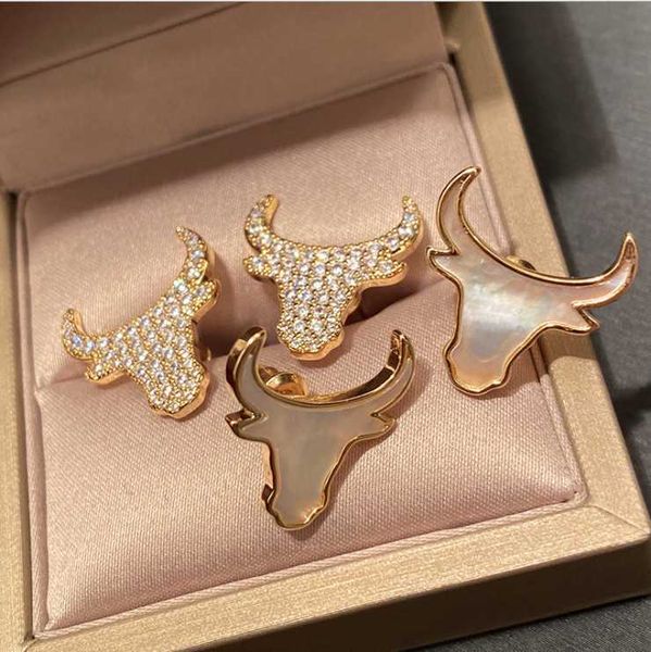 stud fortune bull earrings zircon fritillary female temperament zodiac 2021 simple, Golden;silver
stud fortune bull earrings zircon fritillary female temperament zodiac 2021 simple, Golden;silver