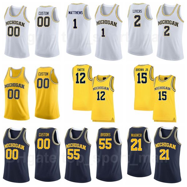 college michigan wolverines basketball 1 hunter dickinson jersey 2 isaiah livers 21 franz wagner 12 mike smith 55 eli brooks chaundee brown, Black
college michigan wolverines basketball 1 hunter dickinson jersey 2 isaiah livers 21 franz wagner 12 mike smith 55 eli brooks chaundee brown, Black