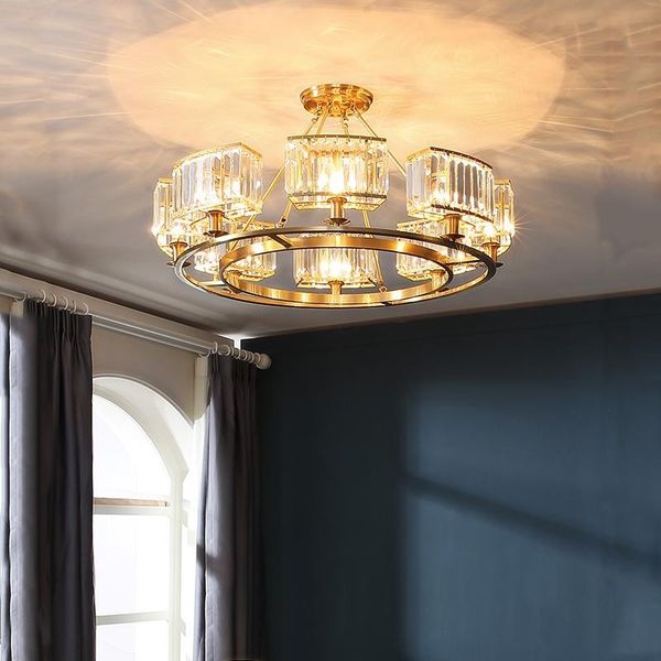 pendant lamps all copper light luxury post-modern minimalist living room dining bedroom el lobby crystal glass chandelier
pendant lamps all copper light luxury post-modern minimalist living room dining bedroom el lobby crystal glass chandelier