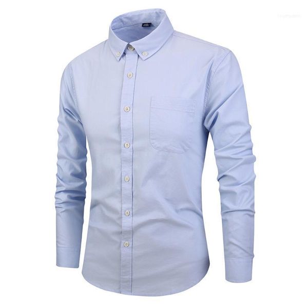 men's casual shirts long-sleeve shirt men oxford dress with solid color fold-down collar regular-fit button down fashion1, White;black
men's casual shirts long-sleeve shirt men oxford dress with solid color fold-down collar regular-fit button down fashion1, White;black