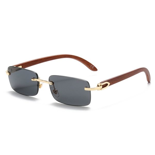 new card trend wood leg frameless women's ocean film trimming square sunglasses men's optical glasses factory wholesale, White;black
new card trend wood leg frameless women's ocean film trimming square sunglasses men's optical glasses factory wholesale, White;black
