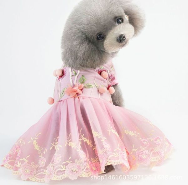 pet three dimensional flower new drs dog teddy clothing cool lace skirt in spring and summer
pet three dimensional flower new drs dog teddy clothing cool lace skirt in spring and summer