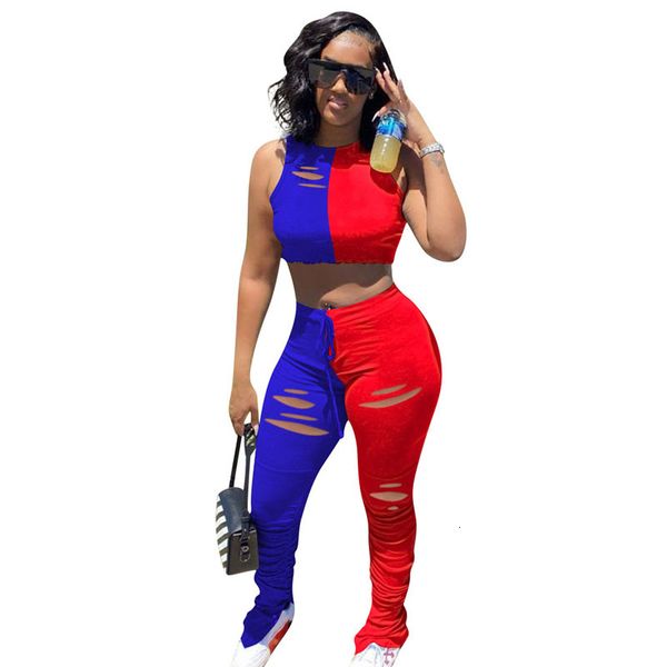 hole-colored seam outfits two women's ensemble streetwear sleeveless ruched side slit pants long street wear suit c4k4, Gray
hole-colored seam outfits two women's ensemble streetwear sleeveless ruched side slit pants long street wear suit c4k4, Gray