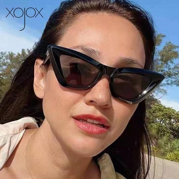 sunglasses xojox vintage cat eye women's female fashion travel sun glasses outdoor goggles 2021 brand design eyeglasses uv400, White;black
sunglasses xojox vintage cat eye women's female fashion travel sun glasses outdoor goggles 2021 brand design eyeglasses uv400, White;black