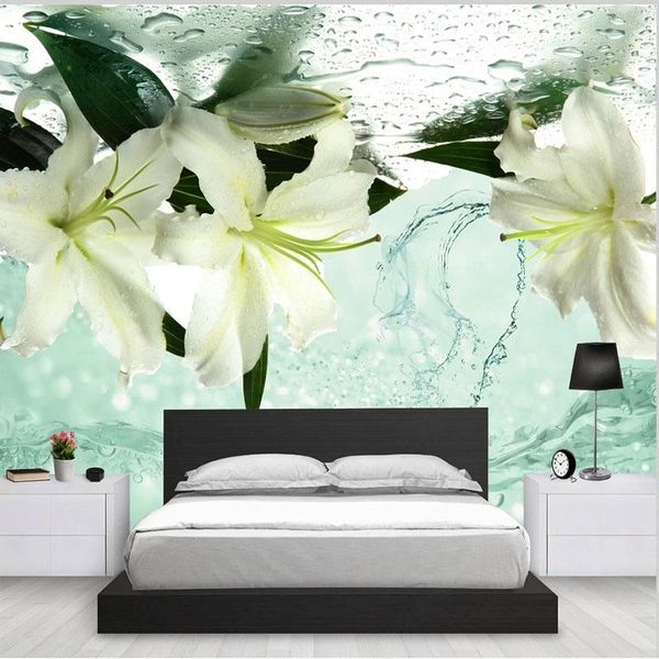 wallpapers custom wallpaper modern beautiful refreshing and simple water drop lily walll sticker papel de parede tapety wall painting fres
wallpapers custom wallpaper modern beautiful refreshing and simple water drop lily walll sticker papel de parede tapety wall painting fres