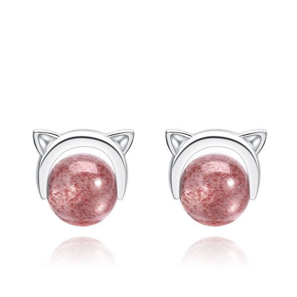 wholesale 10 pairs silver plated lovely cat shape strawberry crystal bead stud earrings for women charm jewelry, Golden;silver
wholesale 10 pairs silver plated lovely cat shape strawberry crystal bead stud earrings for women charm jewelry, Golden;silver